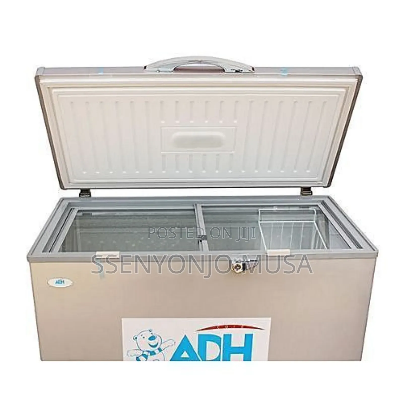 Adh 200l Chest Freezer | Silver | Large Capacity Storage