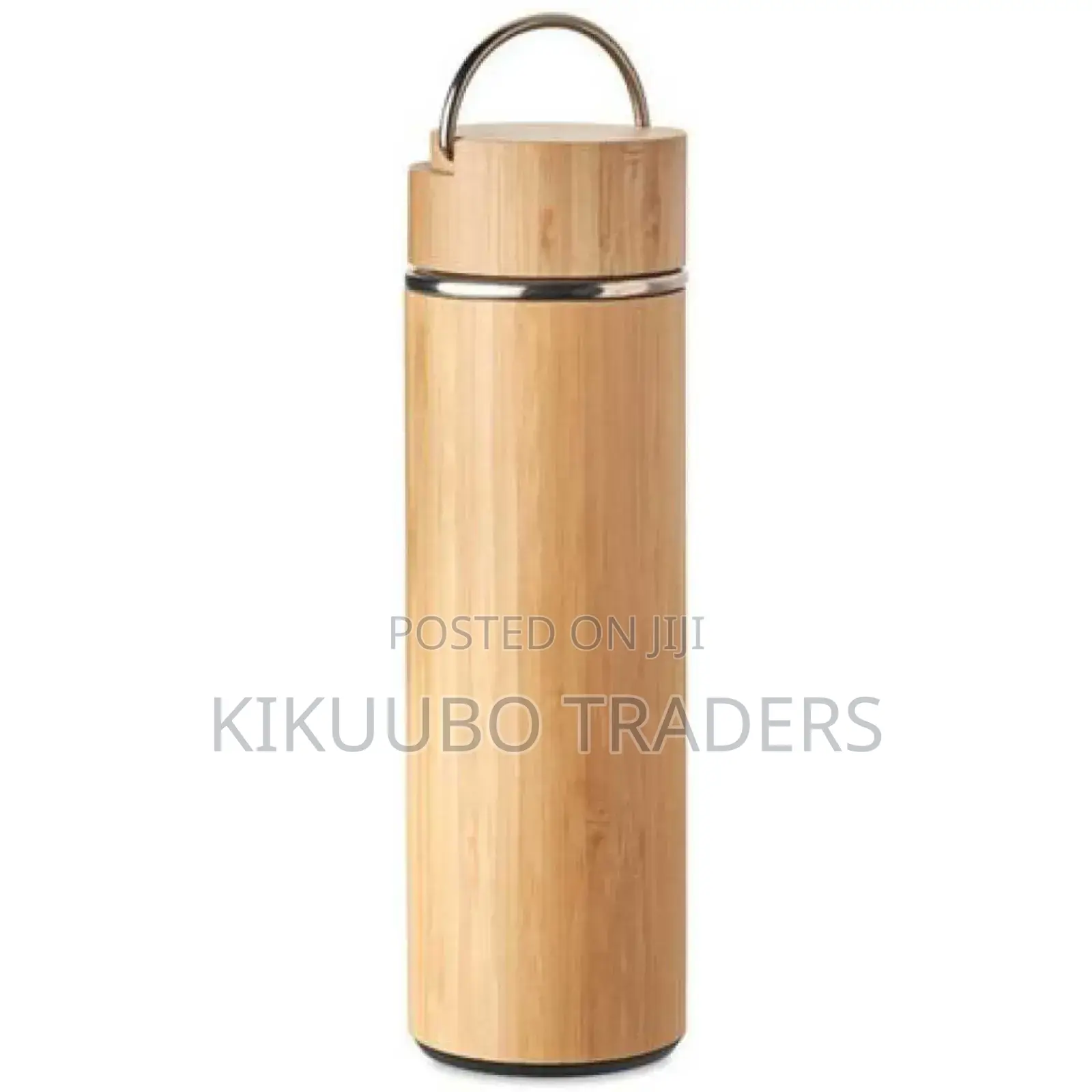 Double Wall Stainless Steel Bamboo Insulating Vacuum Bottle