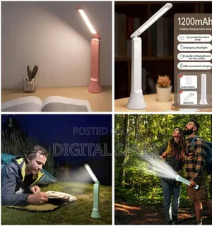 2 in 1 Rechargeable Foldable Desk and Outdoor Lamp