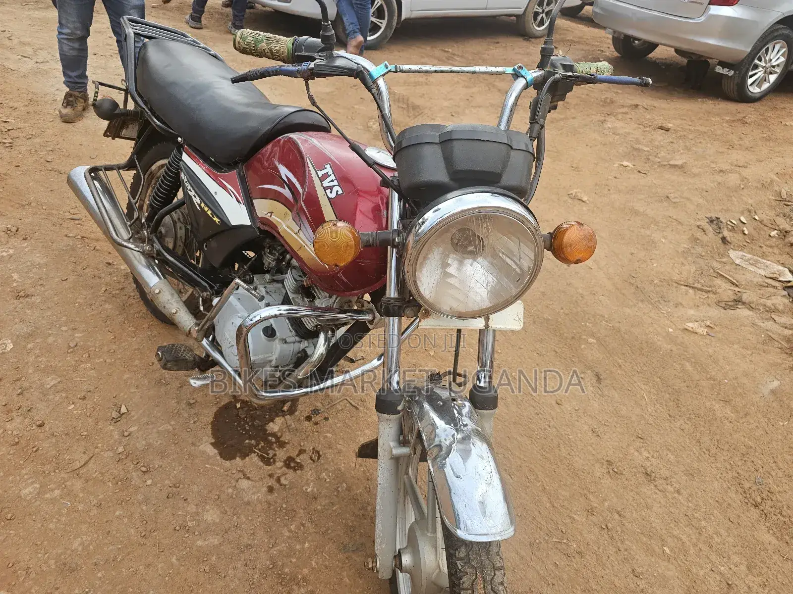 TVS XL 100 2018 Red