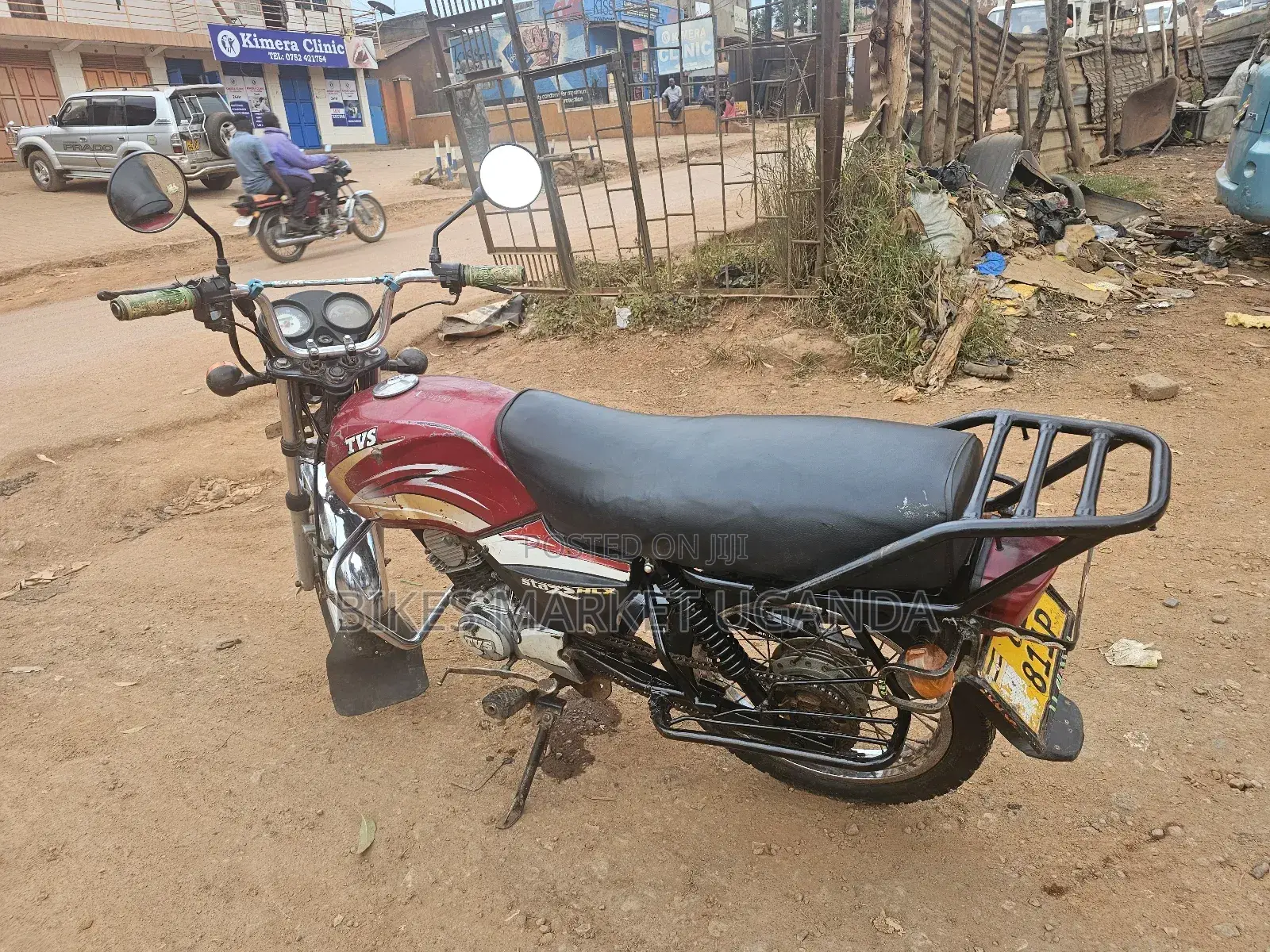 TVS XL 100 2018 Red