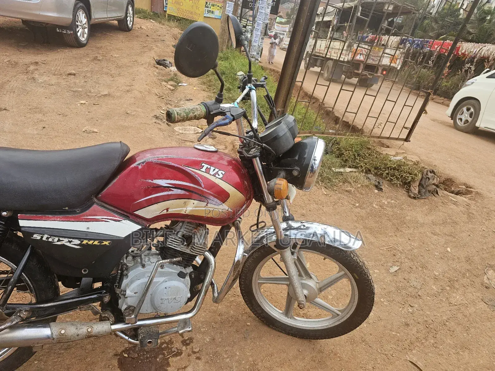 TVS XL 100 2018 Red