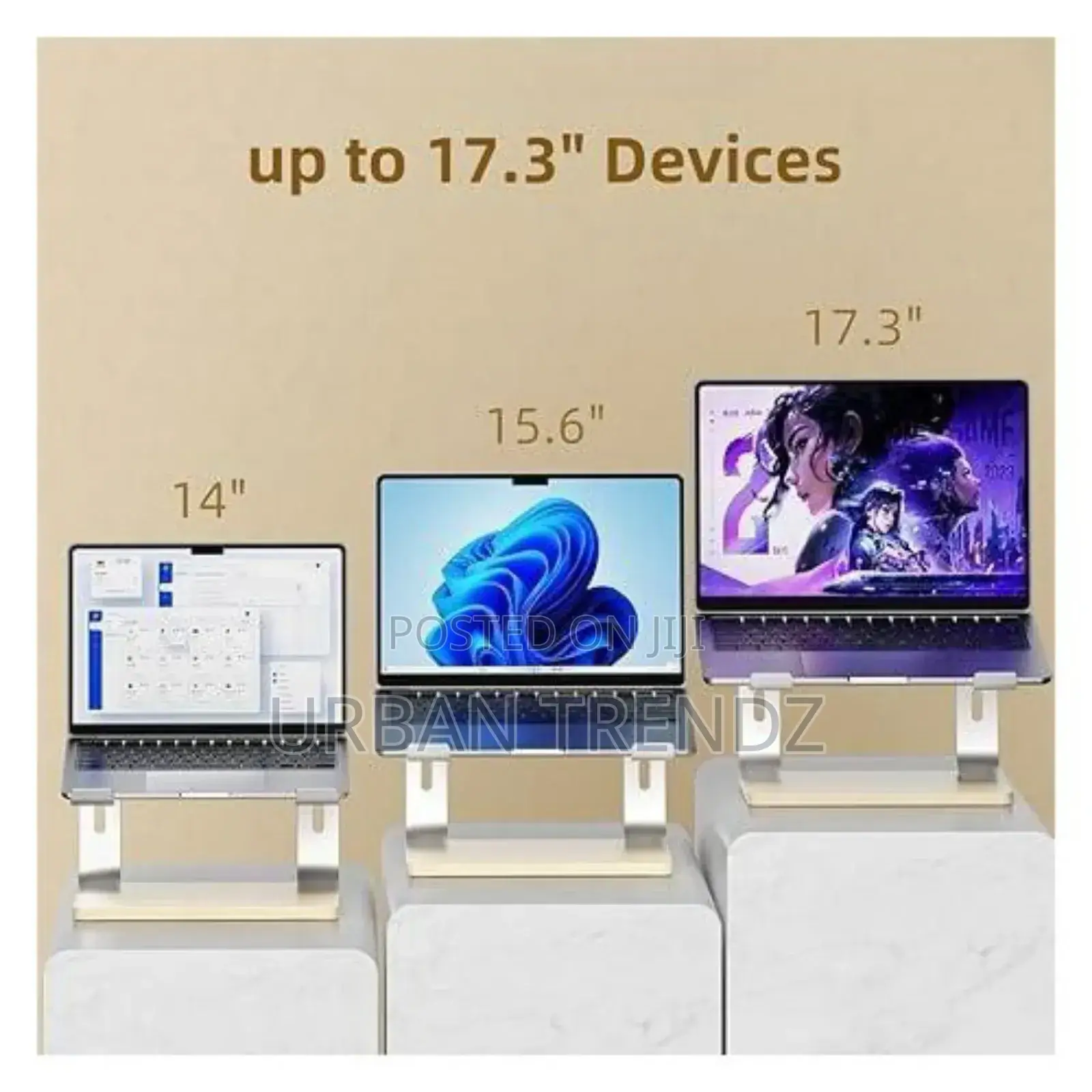 Laptop Stand on Desk Superior Cooling Load-Bearing