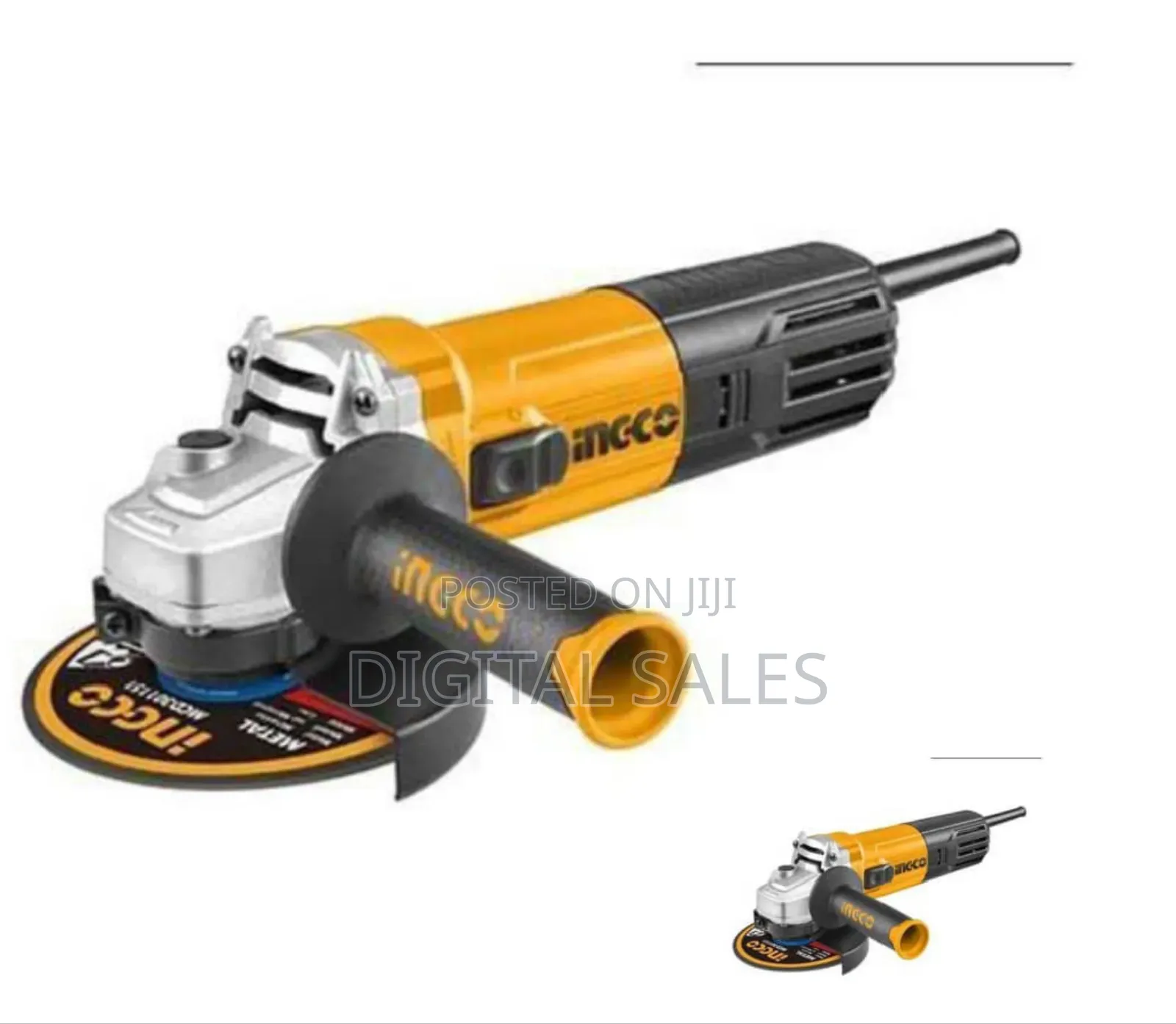 Ingco Angle Grinder 3000w_ Yellow