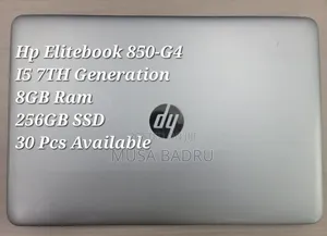 New Laptop HP EliteBook 850 G4 8GB Intel Core I5 SSD 256GB