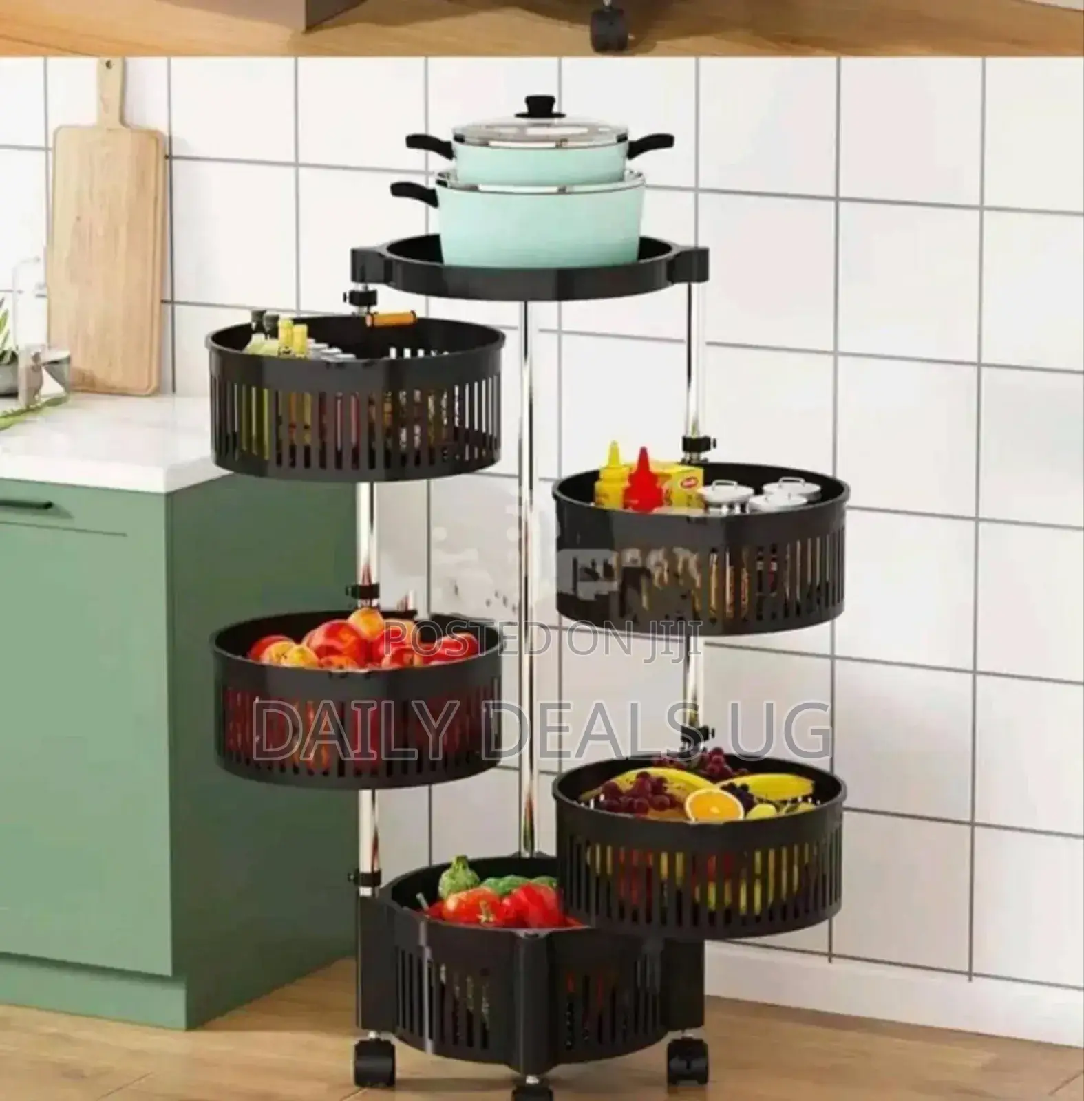 Rotating Kitchen Rack