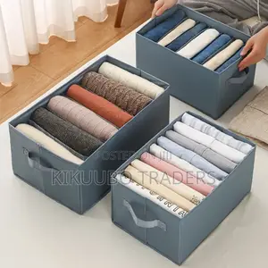7 Compartment Foldable Clothes Organizer Boxes