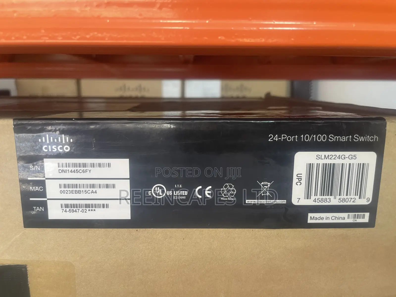 Cisco Switch Smart 24 Port Slm224g-G5