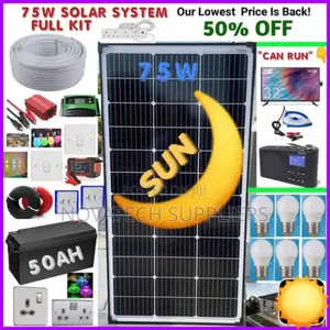75W Solar System Full Kit / Kamu Solar
