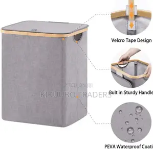 Laundry Storage Basket With Cover