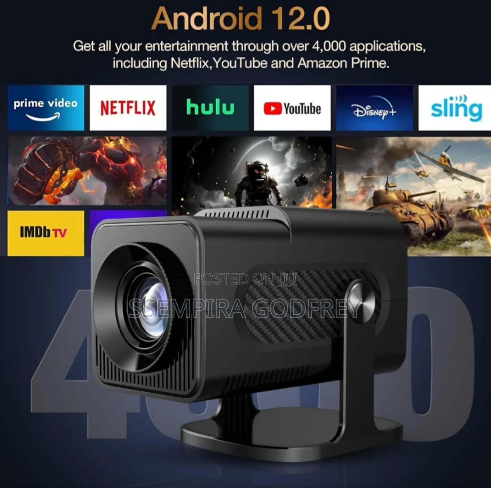 Mini Portable Game Controllers and Projectors