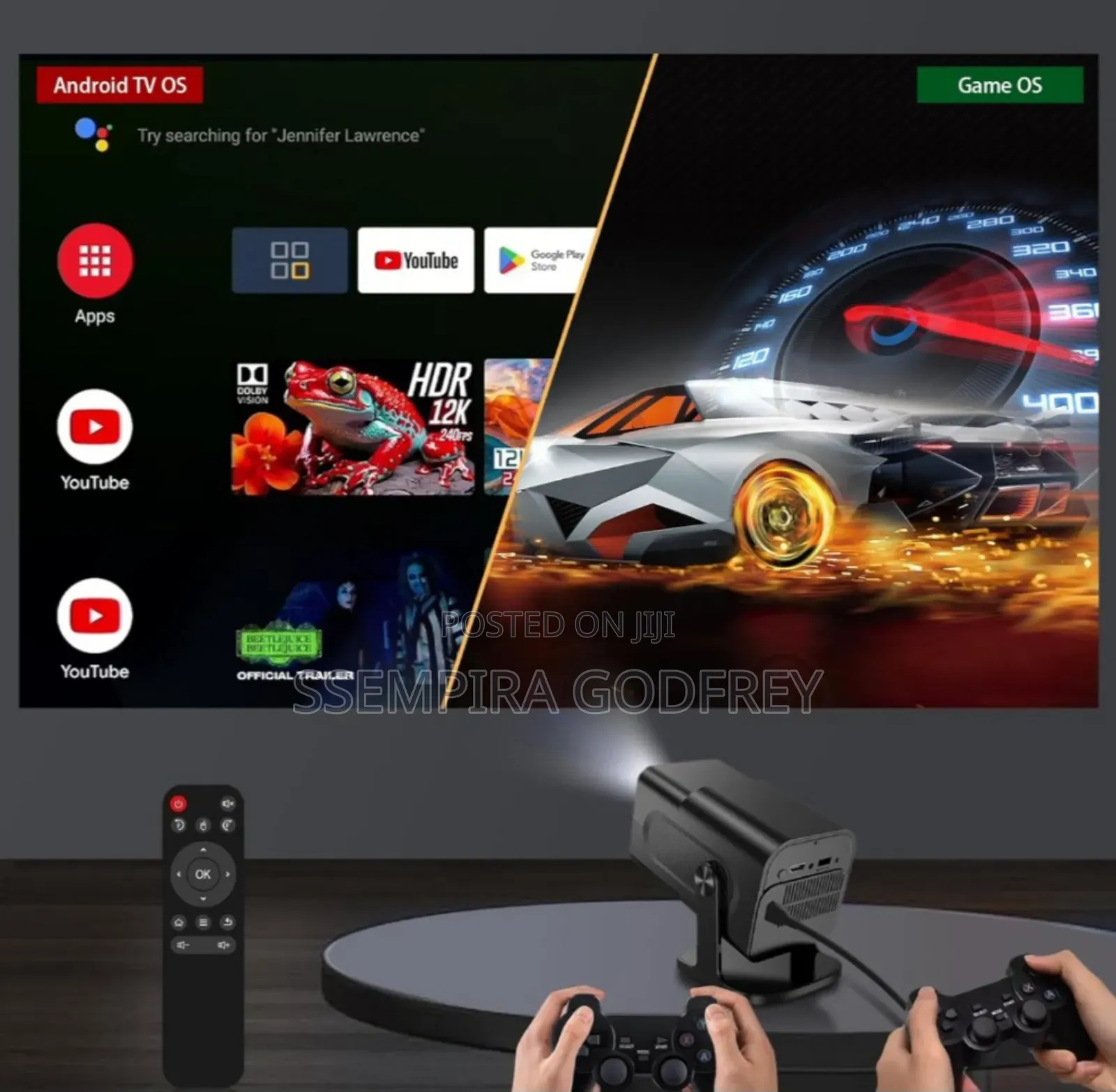 Mini Portable Game Controllers and Projectors