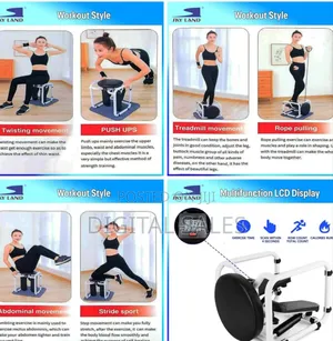 Multifunctional Fitness Twist Stepper