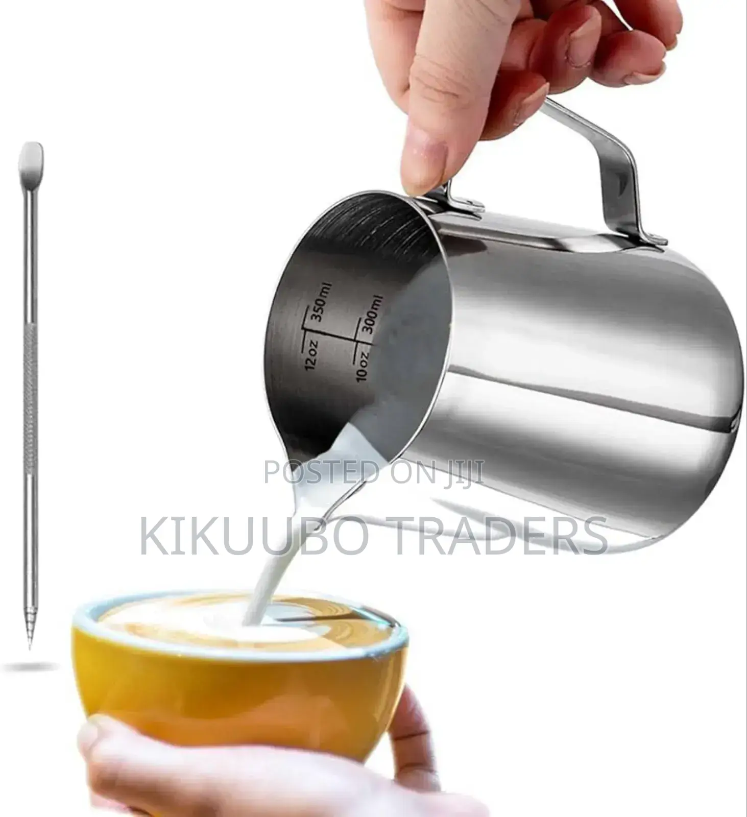 Stainless Steel 1L Milk Pitcher