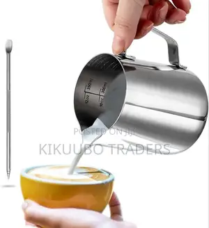 Stainless Steel 1L Milk Pitcher