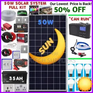 50W Solar Power Full Kit/ Mema Solar