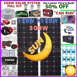 300W Solar Power System Full Kit/ Mema Solar
