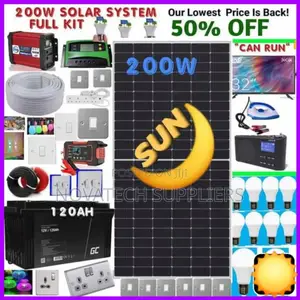 120W Solar Power System Full Kit/ Mewa Solar
