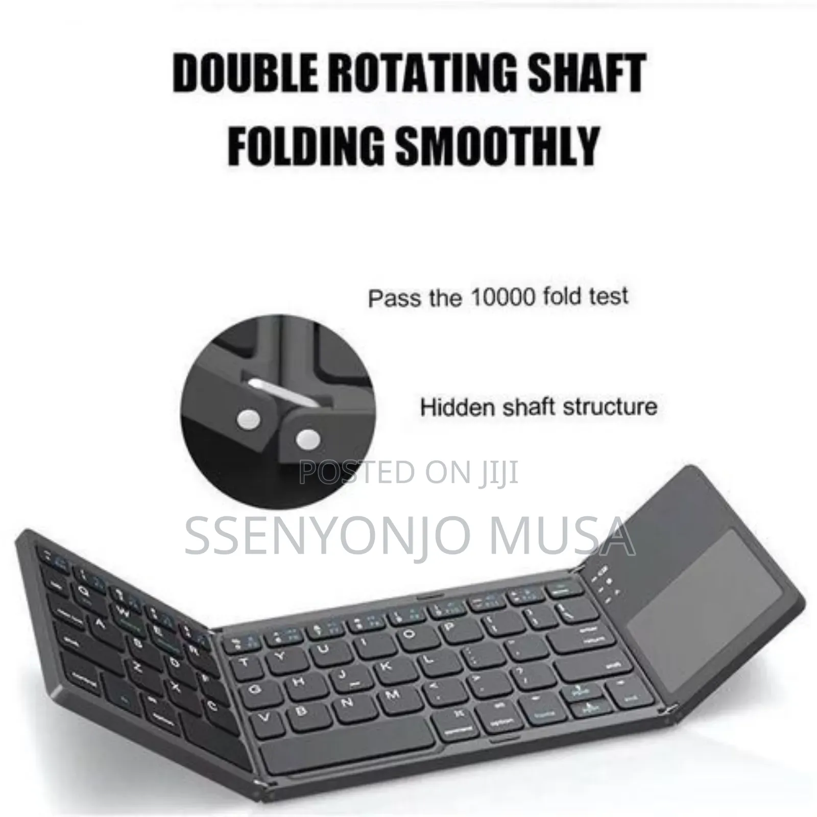 Mini Foldable Keyboard | Bluetooth 3.0 Touchpad for Multi-D-