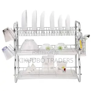 3 Tier Stainless Steel Dish Rack
