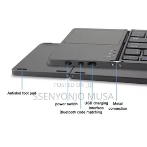 Portable Foldable Keyboard |Wireless/Bluetooth With Touchpad