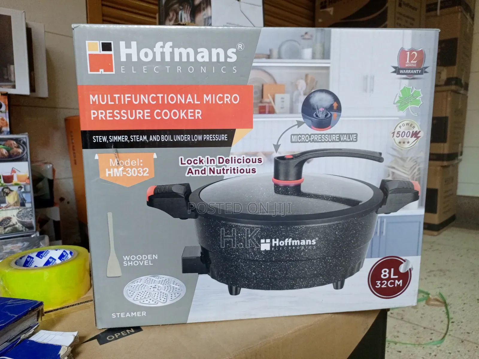 Hoffmans Multifunctional Micro Pressure Cooker Model HM-3032
