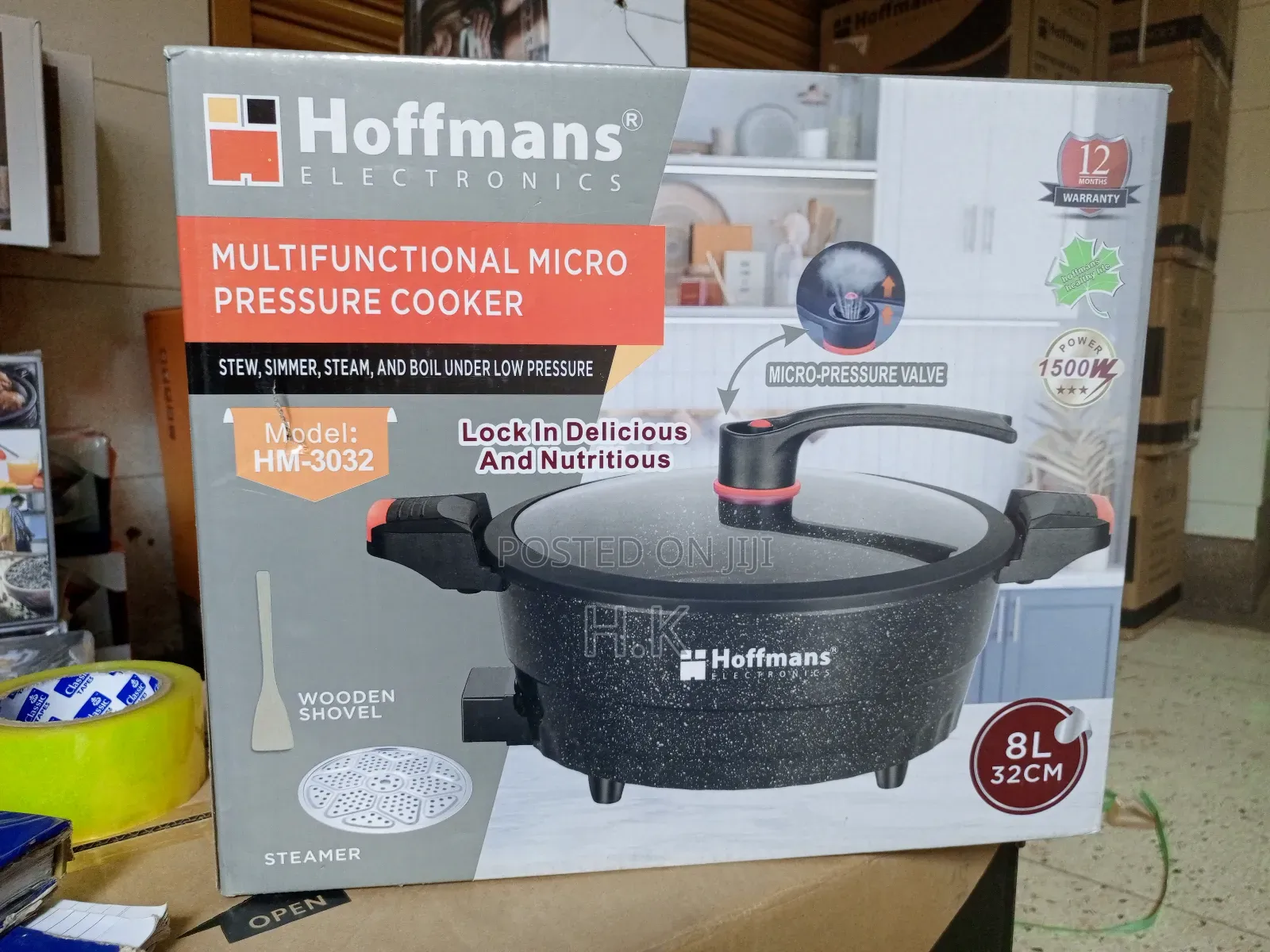 Hoffmans Multifunctional Micro Pressure Cooker Model HM-3032