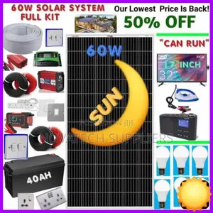 60W Solar Power System Full Package /Hema Solar