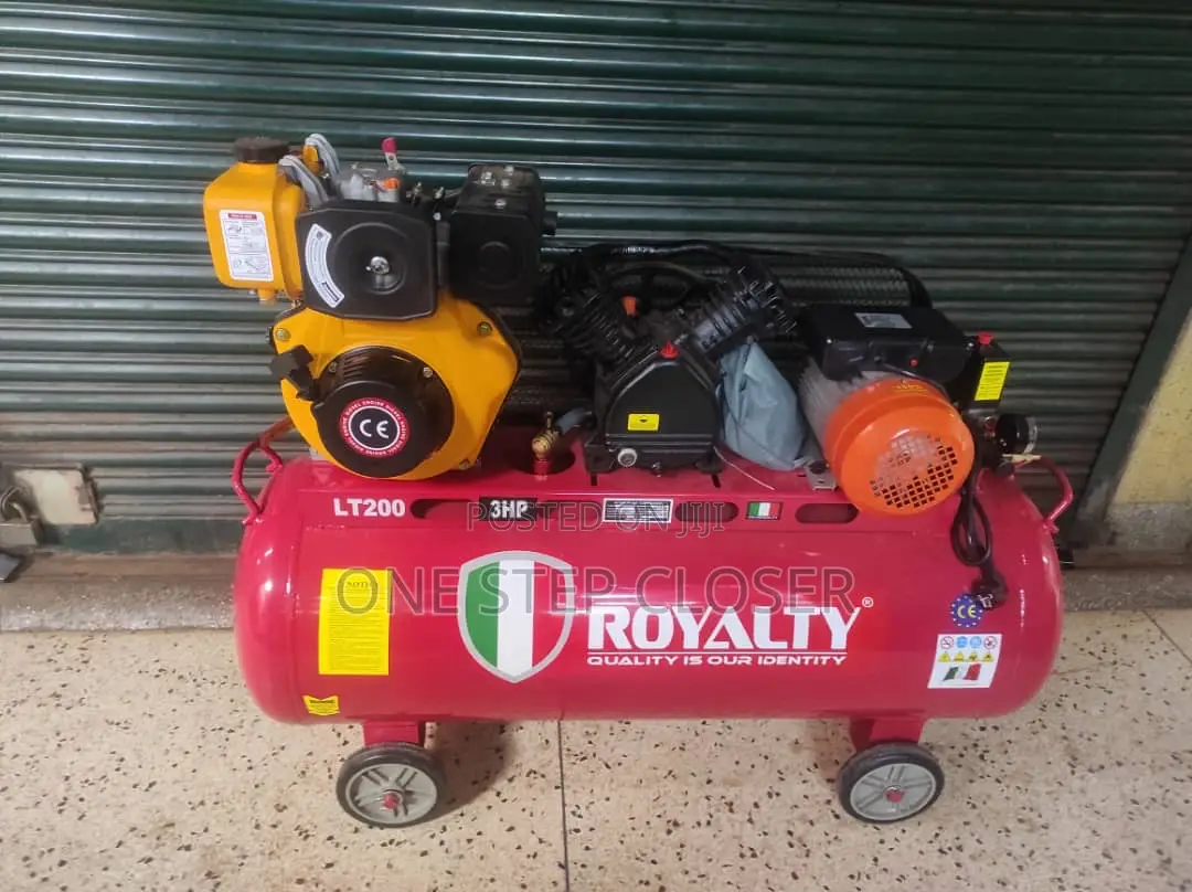 200liters Heavyduty Aircompressor for Both Fuel and Electric