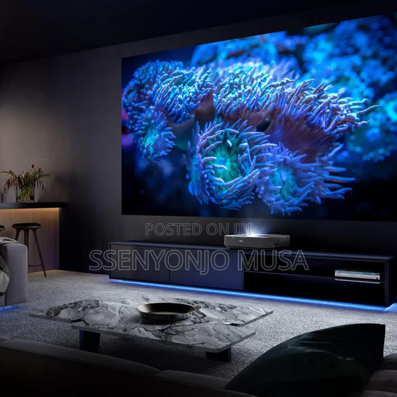 Hisense Pl1 | Uhd Ultra Short Throw Smart Projector