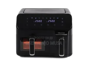 Hisense Air Fryer Double 4l+4l Cook Smarter, Not Harder