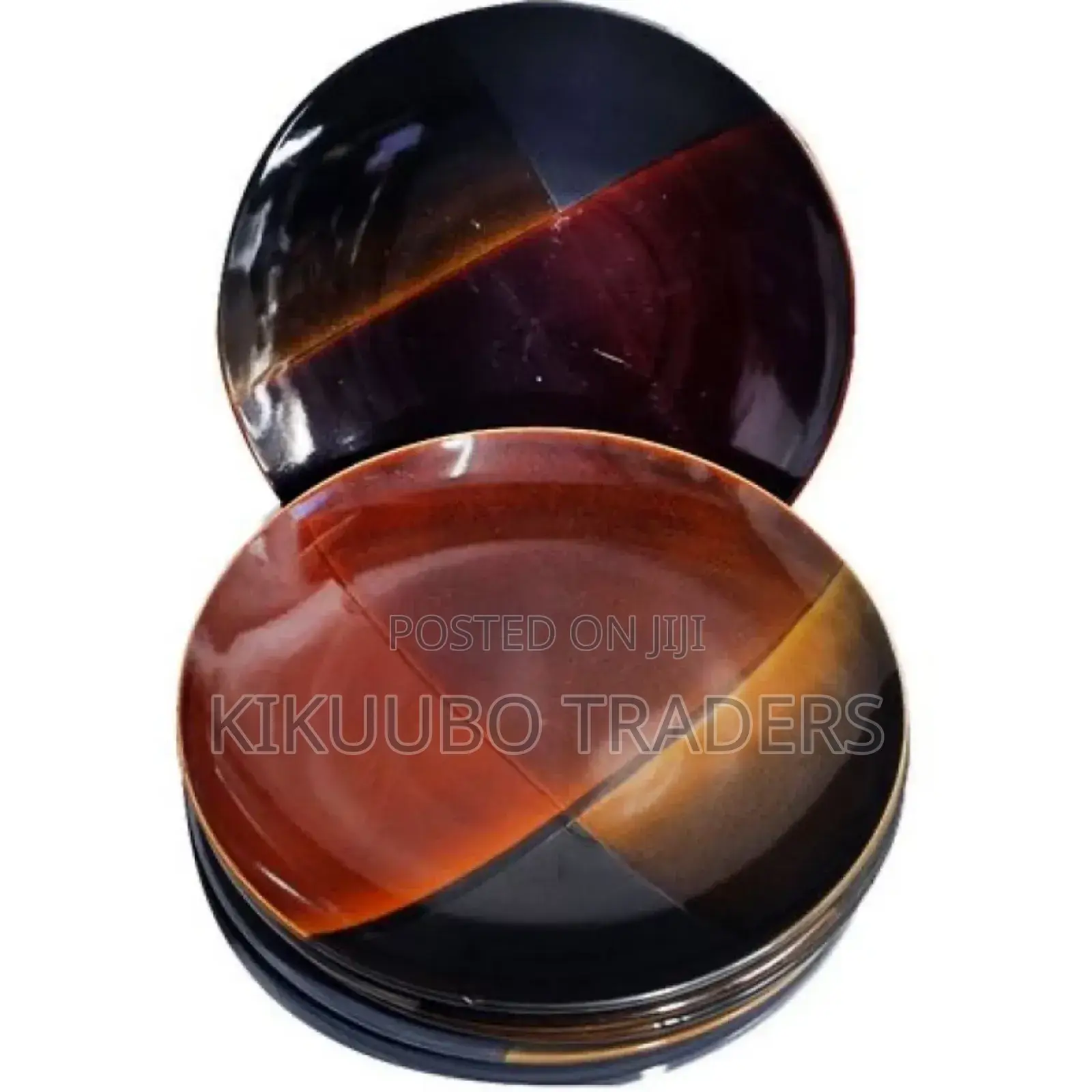 6pcs Partial Brown Side Plates