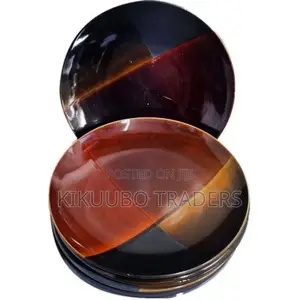 6pcs Partial Brown Side Plates