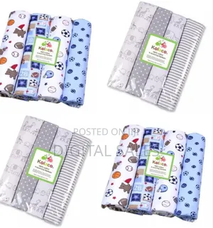 4pcs Cotton New Born Baby Receiving