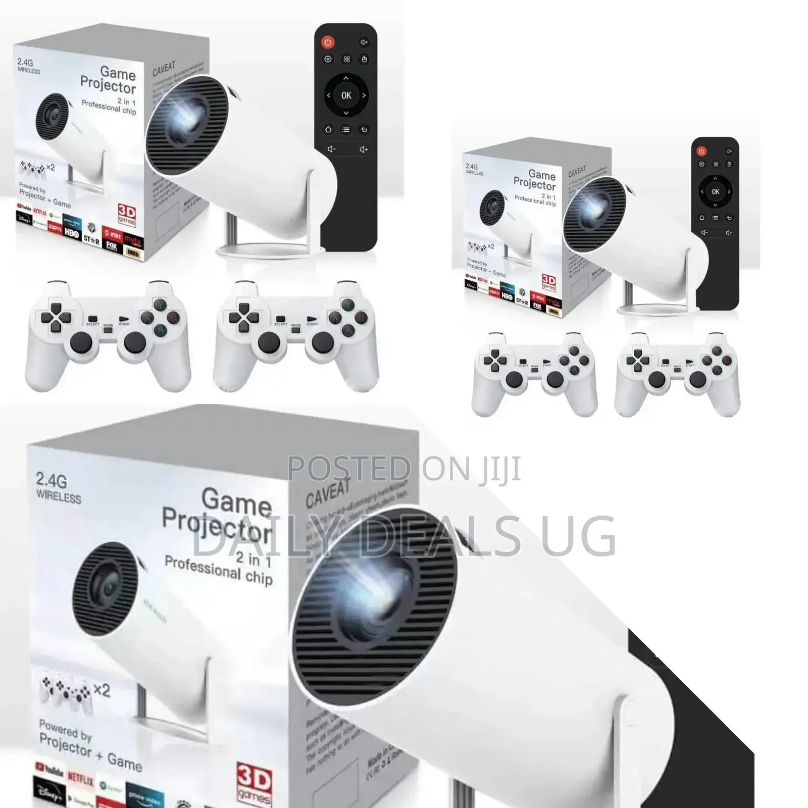 2 in 1 Wireless Gaming Projector