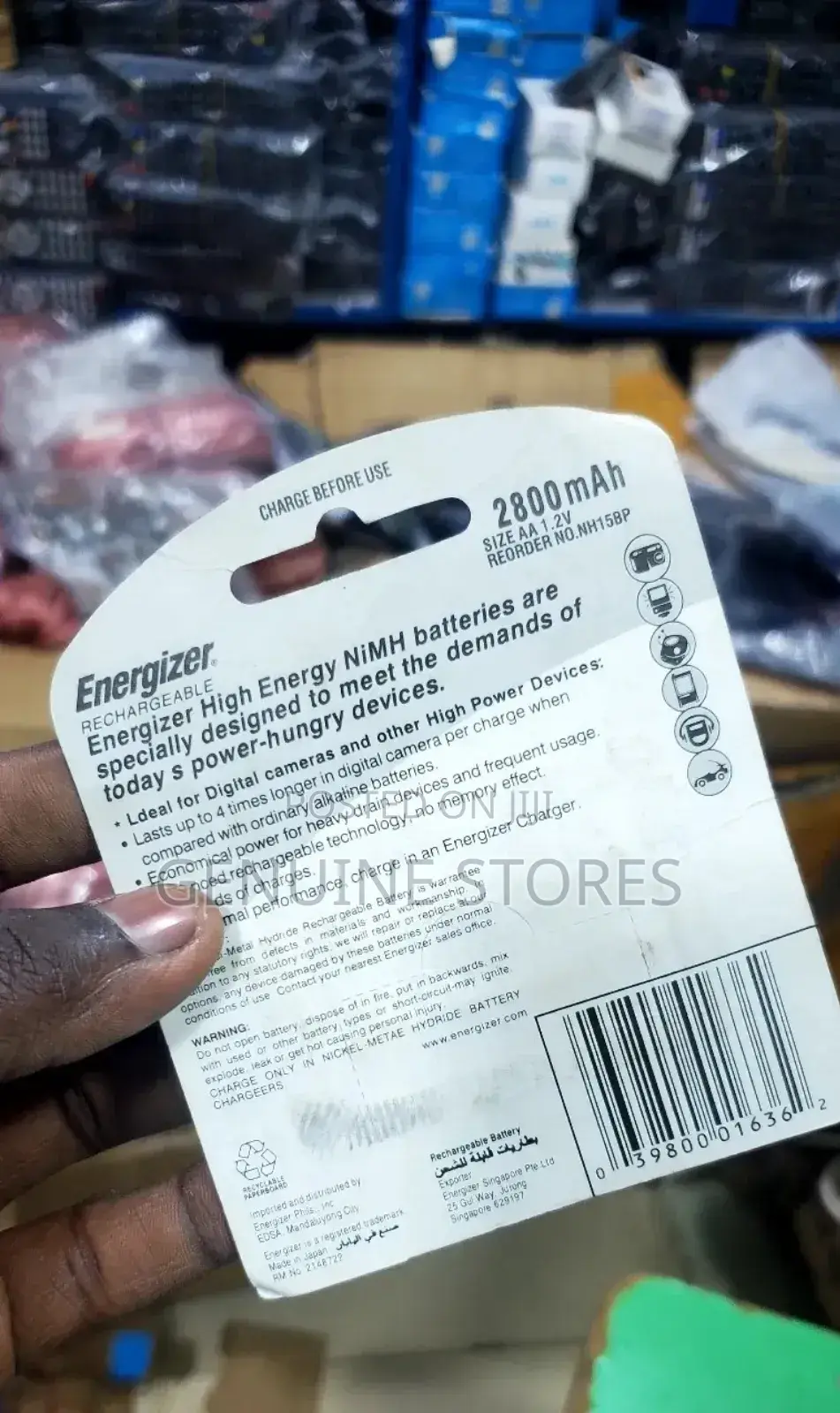 Energizer Rechargeable Digital Batteries / Double AA