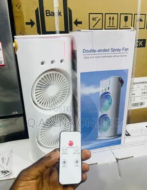 Rechargeable Fan With Humidifier