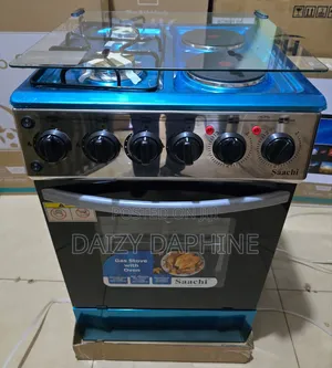2×2 Cooker and Oven Saachi/ 2 Electric and 2 Gas Cooker