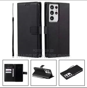 Samsung S21 Ultra Super Leather Flip Safety Covers