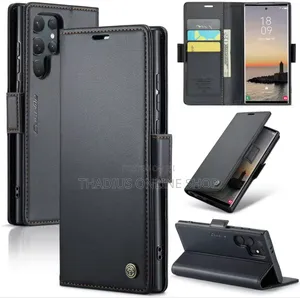Samsung S22 Ultra Super Leather Flip Cover