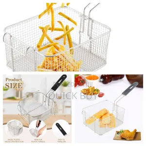 Deep Fryer Baskets With Non Slip Handles