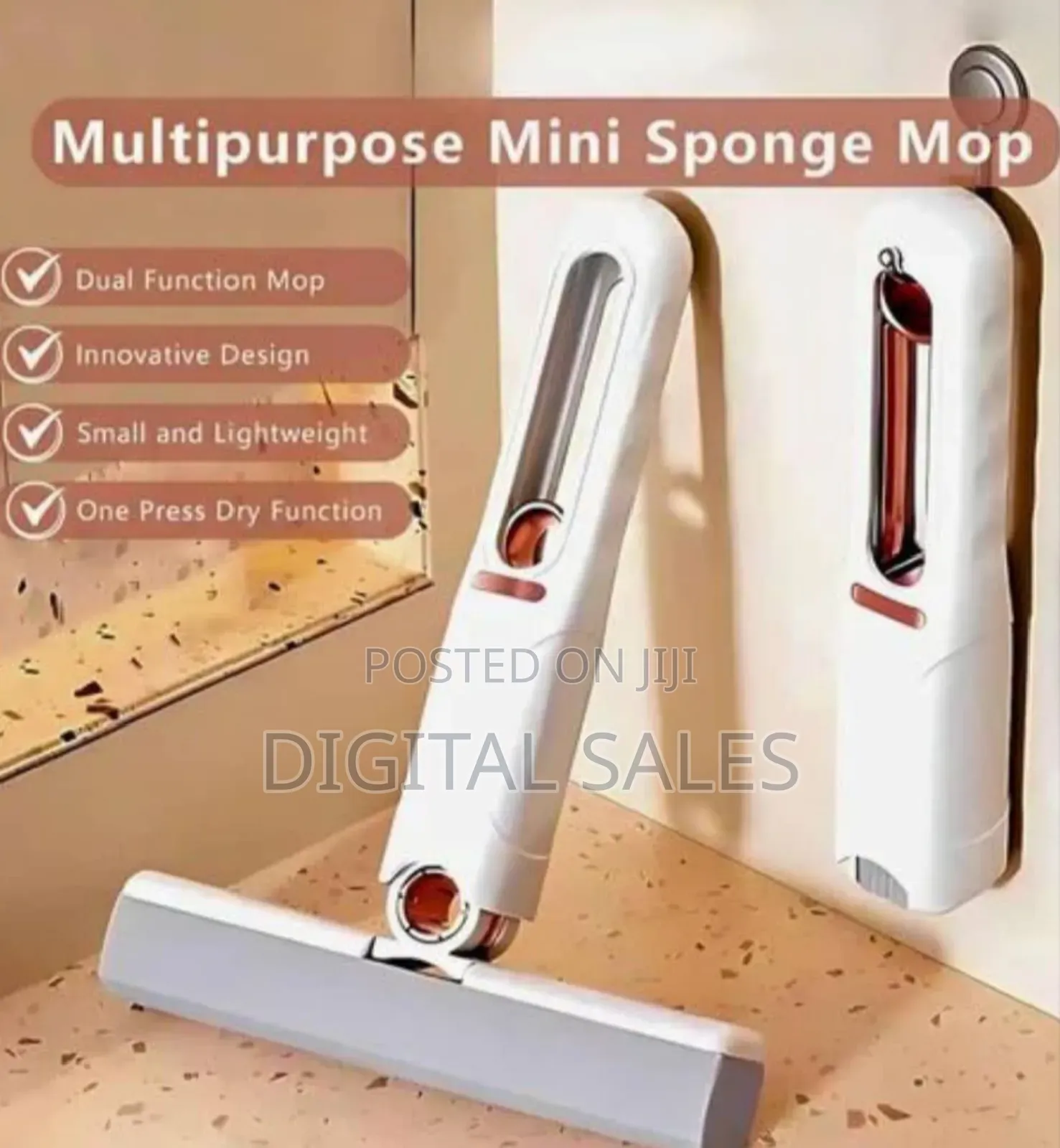 Portable Mini Cleaning Sponge Mop