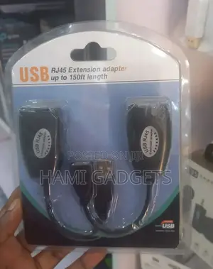 USB Rj45 Extension Adapter Upto 150ft Length