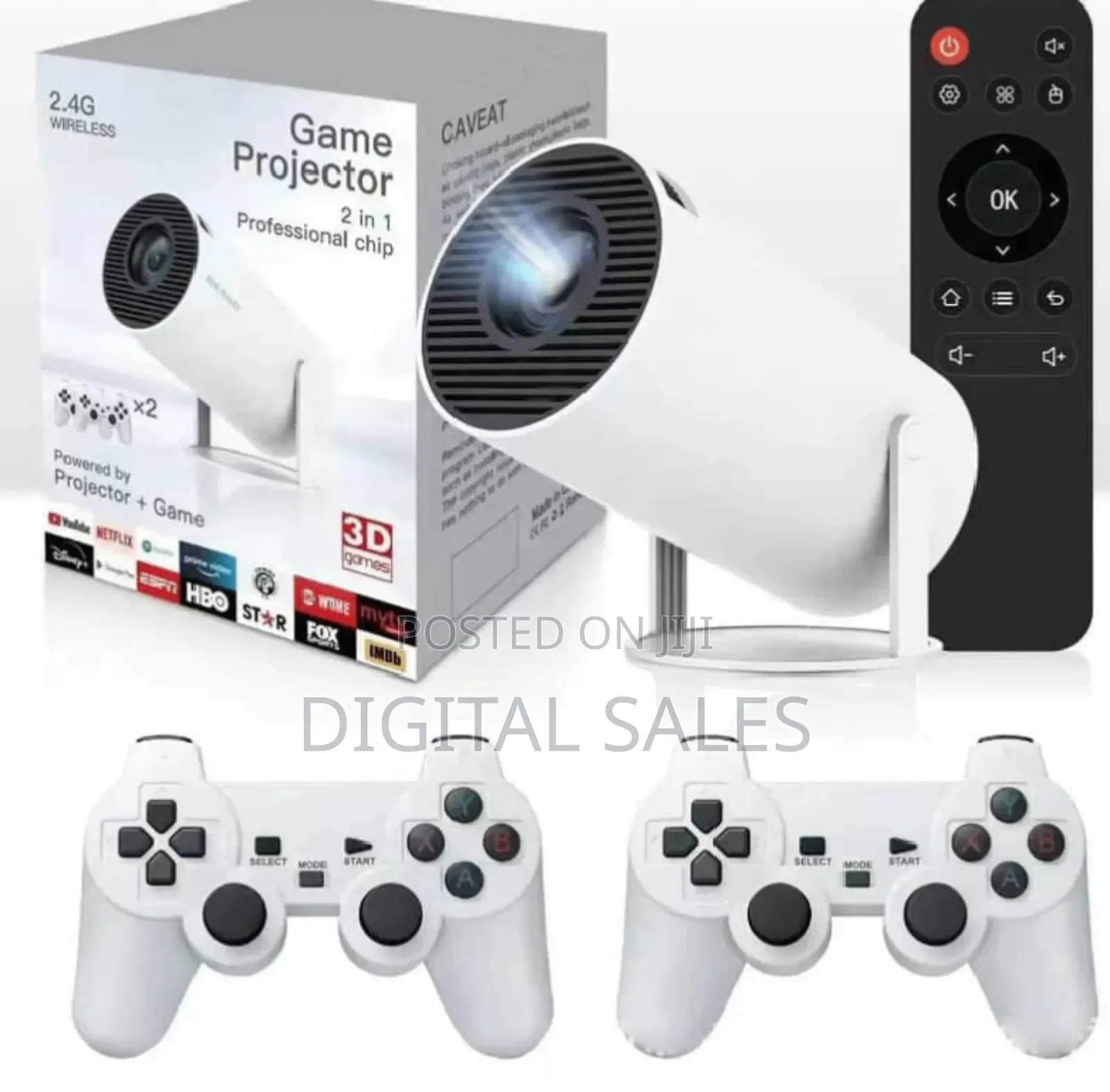 2 in 1 Portable Projector HD Gaming