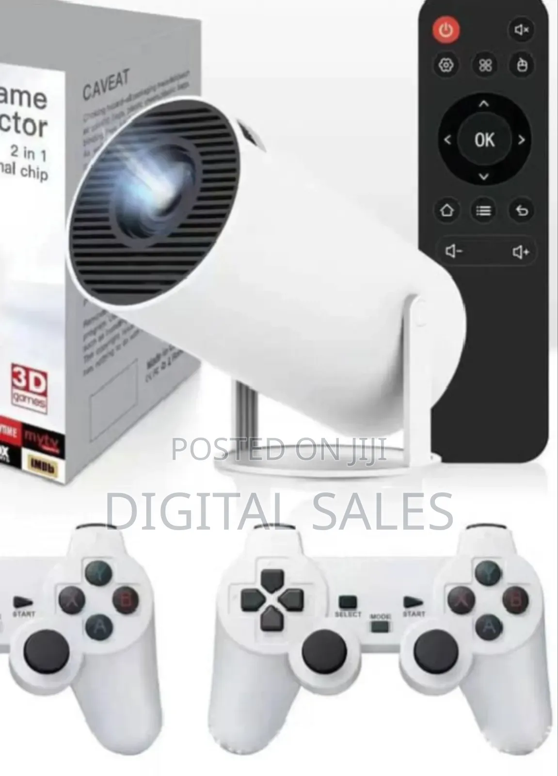 2 in 1 Portable Projector HD Gaming
