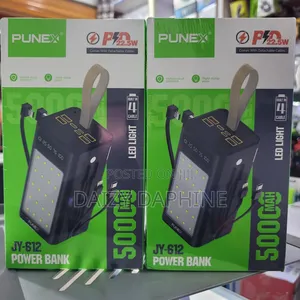 50000mah Punex LED Light Power Bank