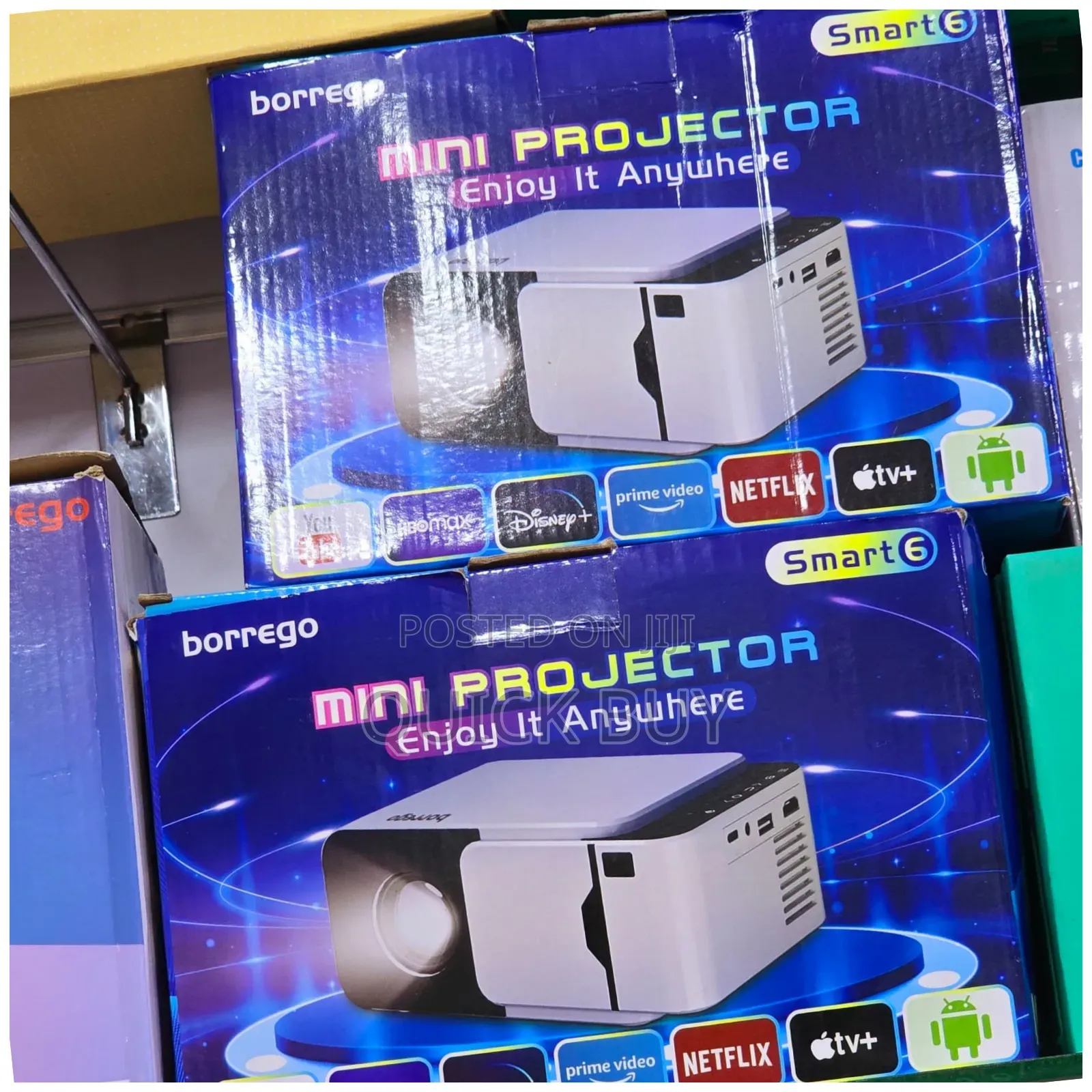 Borrego High Quality Mini Projector