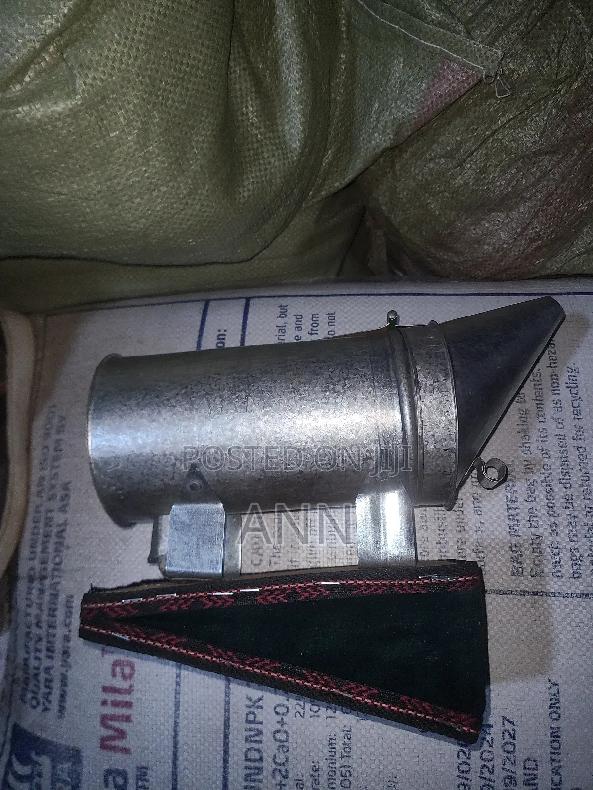 Galvanized Bee Smoker