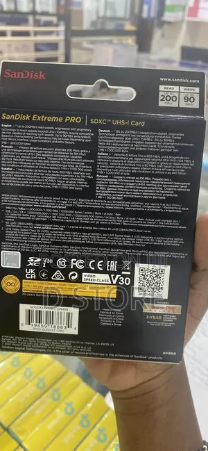 128GB Extreme Pro SAN Disk Memory Card
