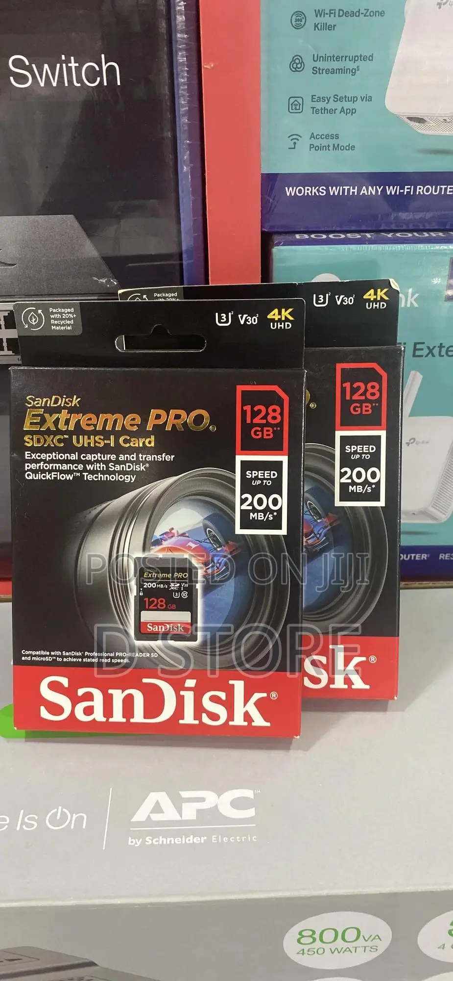 128GB Extreme Pro SAN Disk Memory Card
